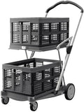 Portable Folding Shopping Cart + 5 Ecological Thermal Bags