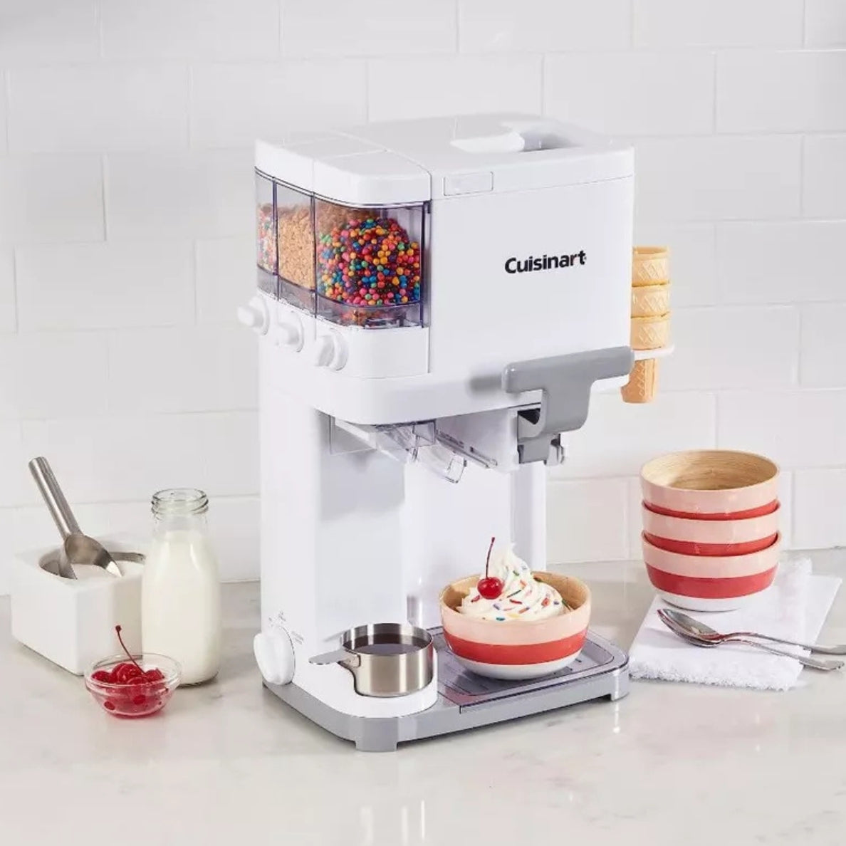Soft Serve Ice Cream Maker - CREAMY ICE CREAM IN 3 MINUTES