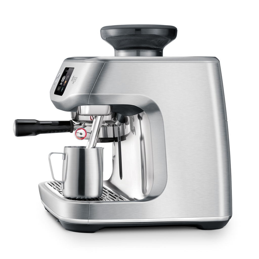 Automatic Coffee Machine With Brushed Stainless Steel Grinder
