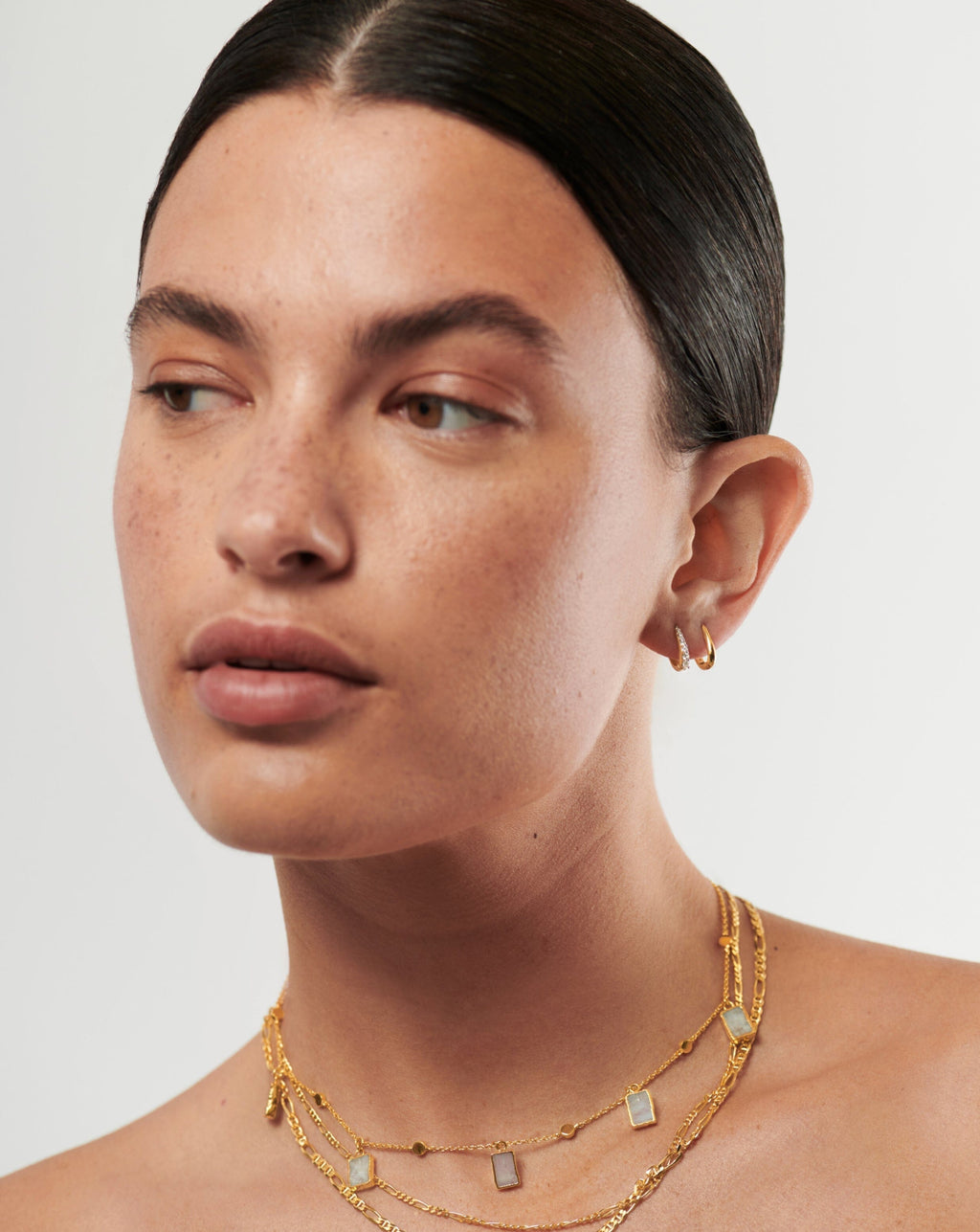 Claw Huggies | 18ct Gold Vermeil