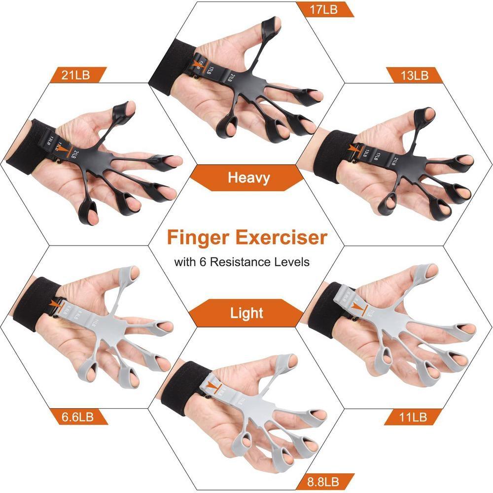 Finger Gripper 6 Resistant Finger Exerciser