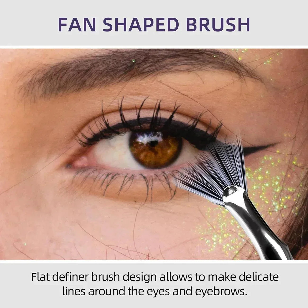 (Hot Sale 59% OFF) - Folding Angle Scalloped Lash Brush