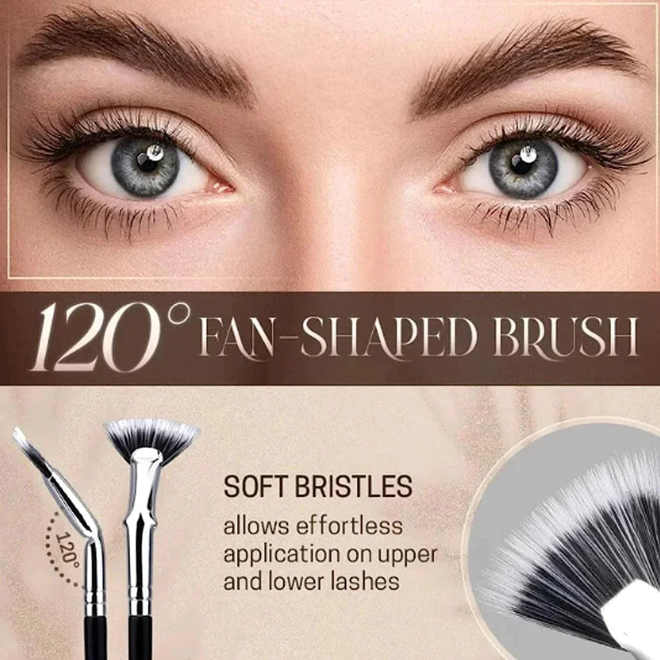 (Hot Sale 59% OFF) - Folding Angle Scalloped Lash Brush