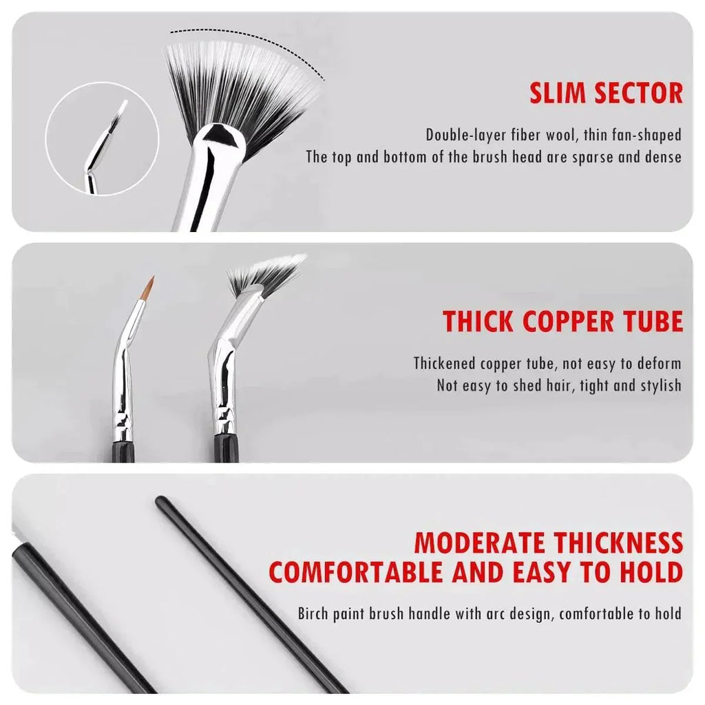 (Hot Sale 59% OFF) - Folding Angle Scalloped Lash Brush
