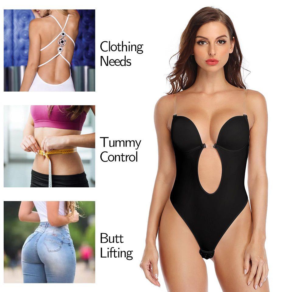 Plunge Backless Bra Bodysuit - 🔥ONLY TODAY Buy 1 Get 2🔥